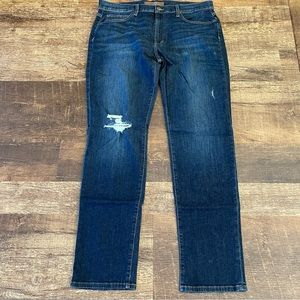 Men's Joe's Jeans The Brixton Straight + Narrow Baker Wash Dark Denim Size 36